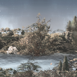 MURAL HIDDEN RIVER NOIR 2