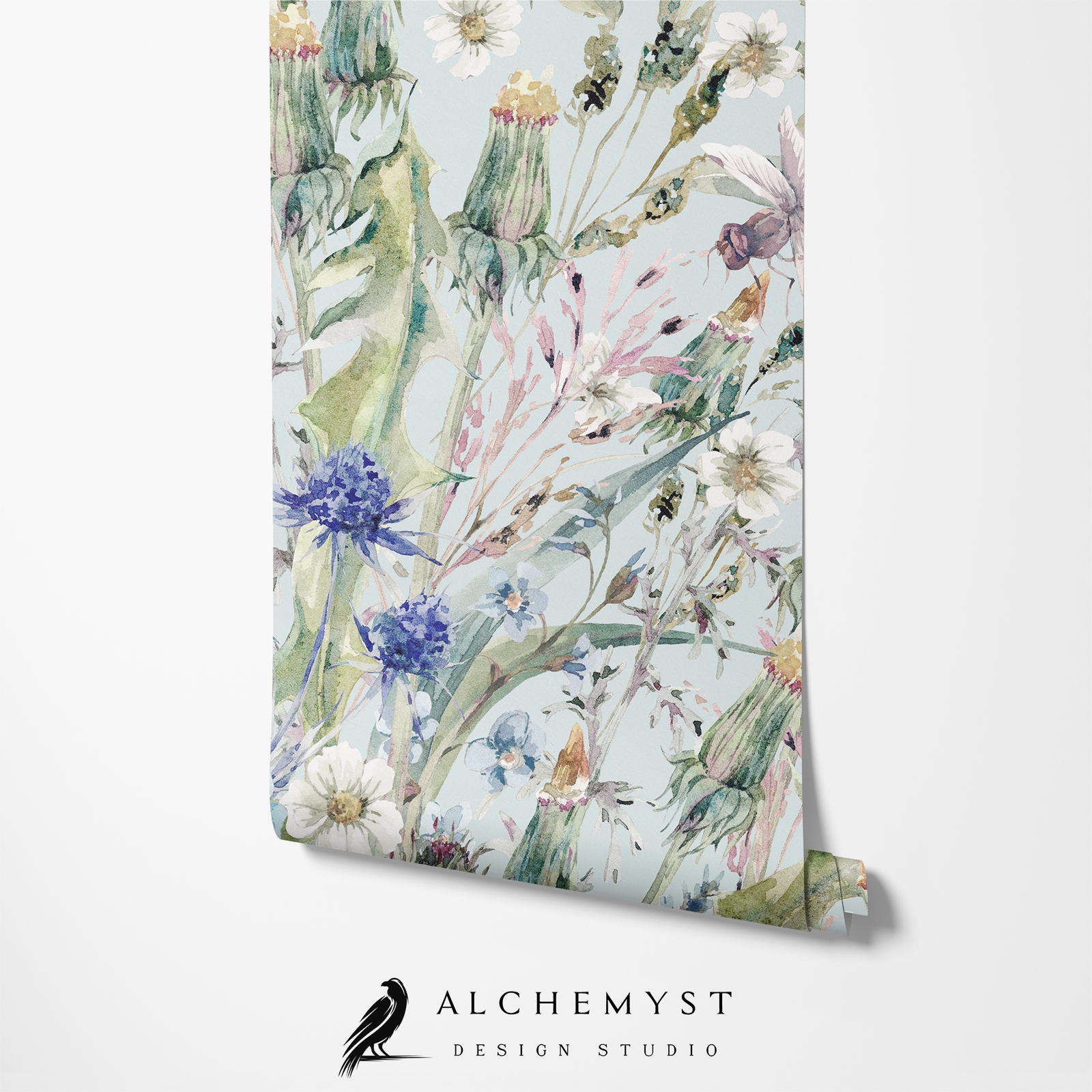 EMPAPELADO WATERCOLOR FLOWERS 1