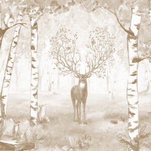 Empapelado - Mural Amazing Antlers Summer-2