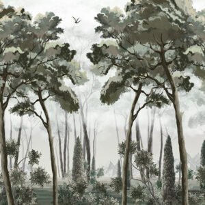 MURAL SIBERIAN FOREST 01