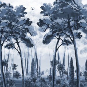 MURAL SIBERIAN FOREST 04