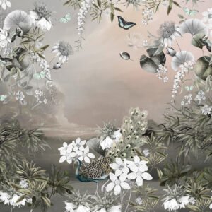 MURAL MORPHO GARDEN 1