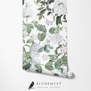 EMPAPELADO WHITE BOTANICA 01