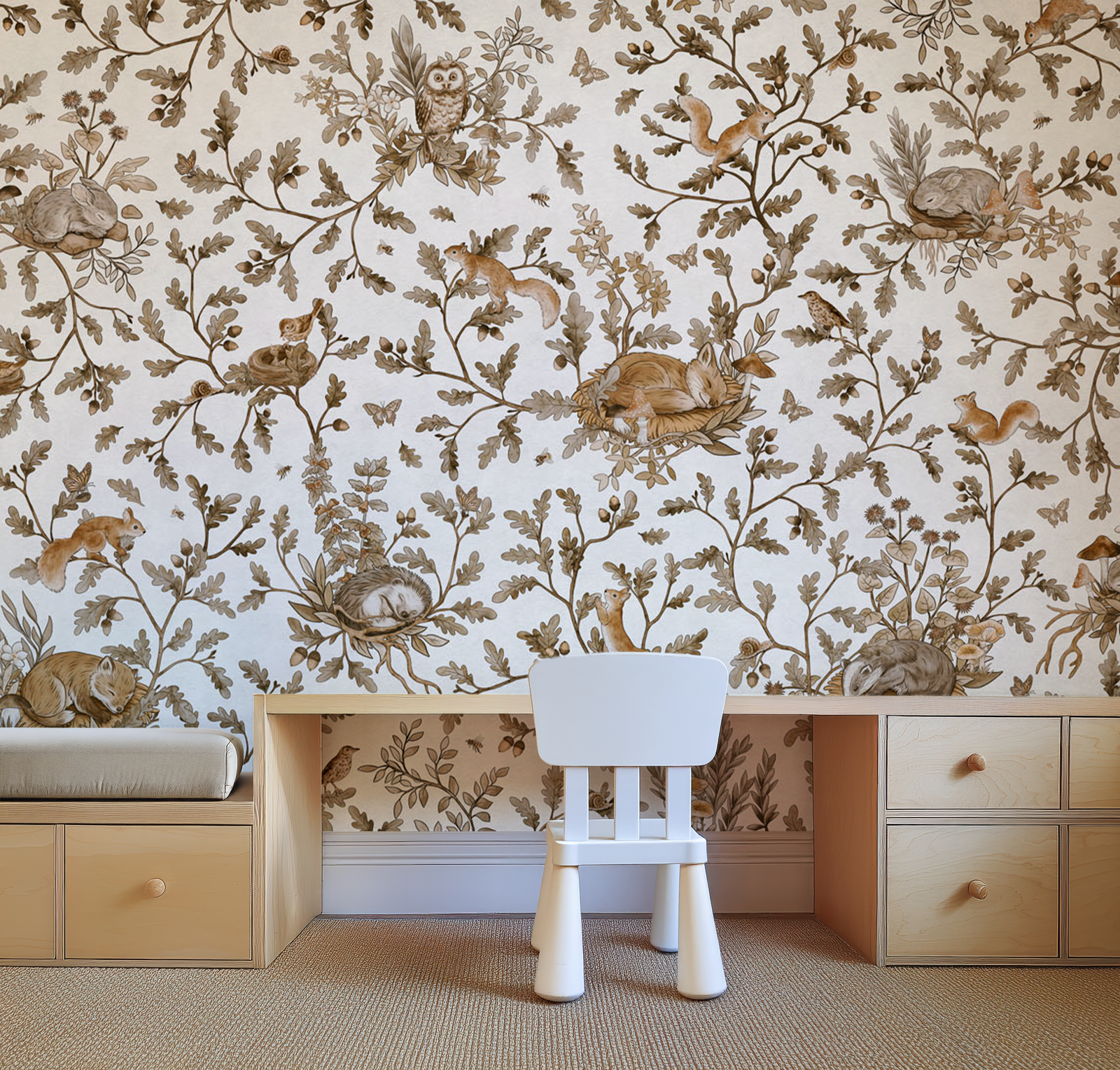 playful vintage woods amb