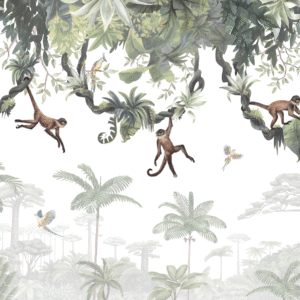 MURAL CHEEKY MONKEYS 1