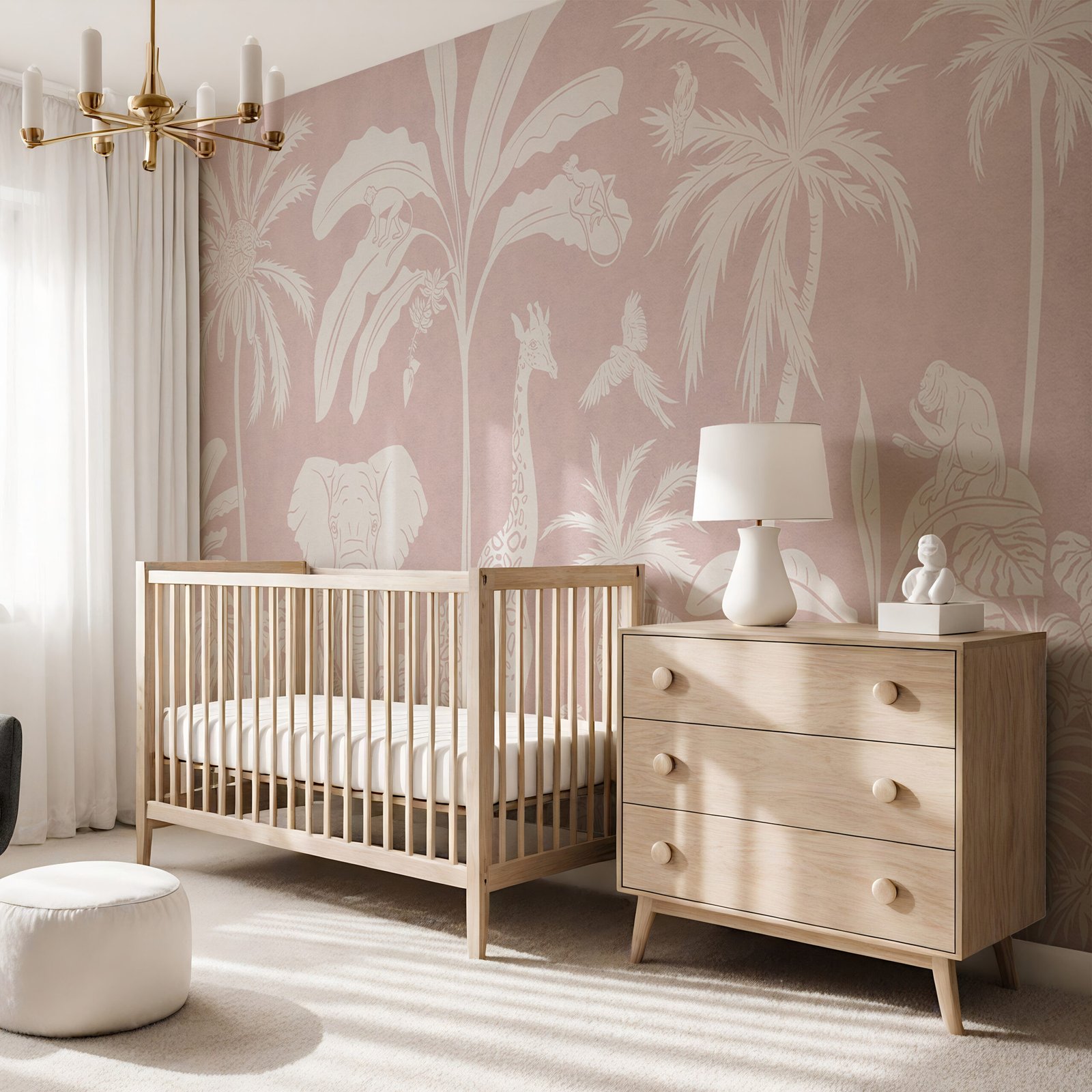 MONOCHROME JUNGLE PINK AMB