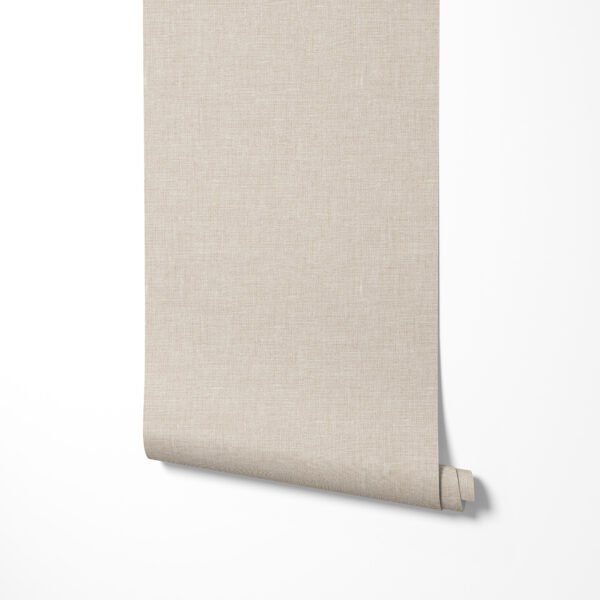 Papel tapiz / empapelado con textura de lino en tonos naturales, rollo - Alchemyst