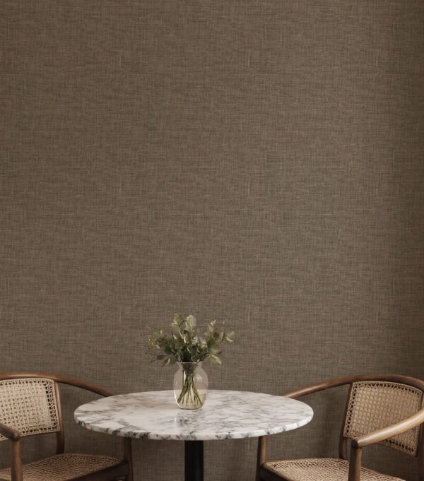 Papel tapiz / empapelado con textura de lino en tonos beige - Alchemyst