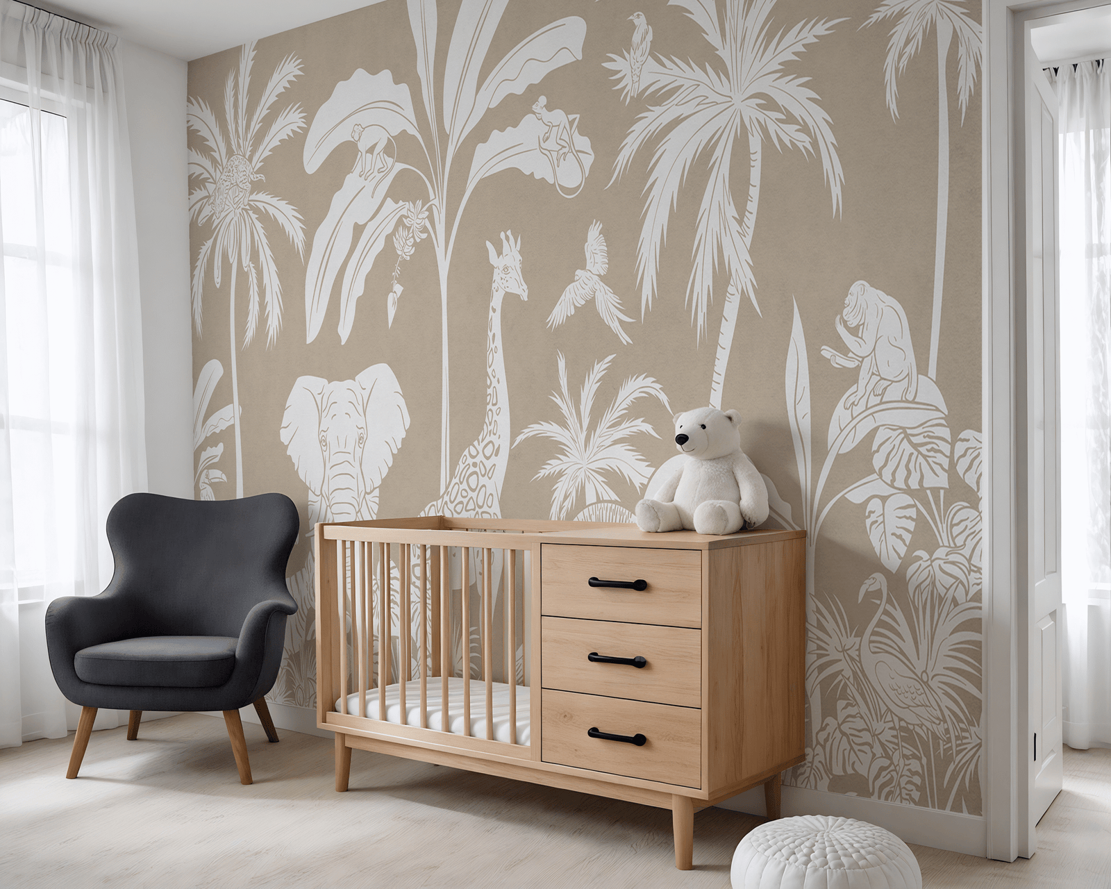 monochrome jungle brown amb