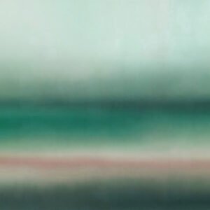 Mural ilustrado de degradado abstracto estilo Rothko en tonos verde esmeralda - Alchemyst