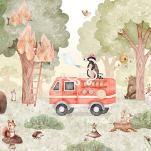 MURAL FOREST FIRE FIGHTER