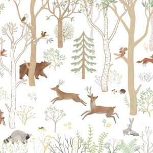 MURAL FRISKY FOREST GREEN