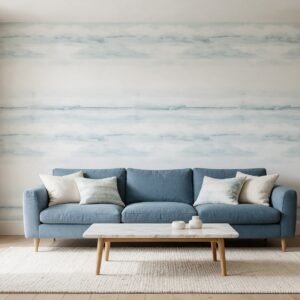 Empapelado Mural Texture Sky 02 de ALCHEMYST aplicado en un living comedor